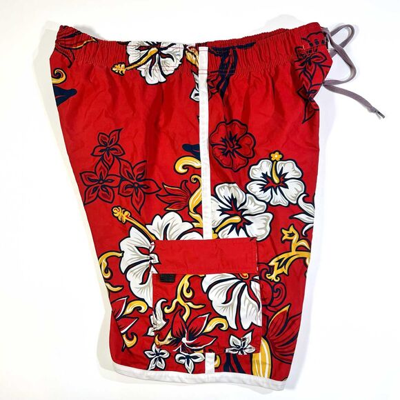 Sonoma Red Board Shorts Men's Size LG Trunks - Picture 4 of 7